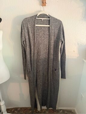 Athleta Heather Gray wool duster